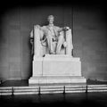 Lincoln Memorial Statue of Abraham Lincoln in Washington DC Royalty Free Stock Photo