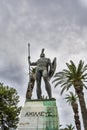 Statue of Achilles in Achilleion palace in Corfu island, Greece