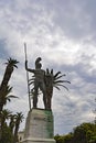 Statue of Achilles in Achilleion palace in Corfu island, Greece