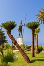 Statue of Achilles in the garden of the Achilleion