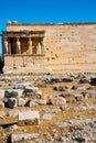 statue acropolis athens place in greece the old