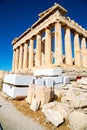 statue acropolis and greece the old