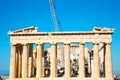 statue acropolis historical in greece architecture