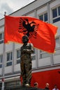 The statue of Adem Jashari, Dragash Kosovo