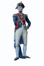 A statue of Admiral Horatio Nelson