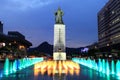 Statue of Admiral Yi Sun Shin in Seoul.