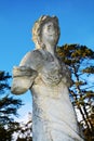 Statue against the sky, Castello, Conegliano Veneto, Treviso, Italy Royalty Free Stock Photo