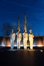 Air Force Memorial Color Guard Statue Royalty Free Stock Photo