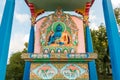 Statue of the Akshobhya Buddha at the Chagdud Gonpa Khadro Ling Buddhist Temple in Tres Coroas, Brazil