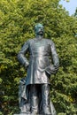 Statue of Albrecht Graf von Roon , a Prussian soldier and statesman, in Tiergarten, near the Victory coloumn Berlin, Germany