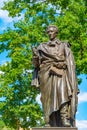 Statue of Albrecht Thaer in German town Leipzig Royalty Free Stock Photo