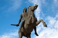 Statue of Alexander the Great at Thessaloniki city