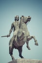 Statue of Alexander the Great in Thessaloniki, Makedonia, Greece Royalty Free Stock Photo