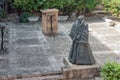 Statue of Alonso de Zuazo, Museo de las Casas Reales, Santo Domingo, Domnican Republic Royalty Free Stock Photo