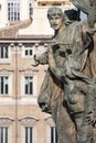 Statue of the altar of the fatherland in Rome (Italy). Detail.