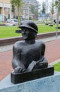 Statue Ambachten Houtbewerker At Den Helder The Netherlands 23-9-2019 Royalty Free Stock Photo