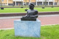 Statue Ambachten Houtbewerker At Den Helder The Netherlands 23-9-2019 Royalty Free Stock Photo