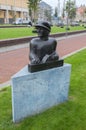 Statue Ambachten Houtbewerker At Den Helder The Netherlands 23-9-2019 Royalty Free Stock Photo