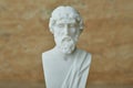 Statue of ancient Greek philosopher Plato. Royalty Free Stock Photo