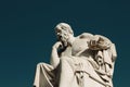 Statue of the ancient Greek philosopher Socrates Royalty Free Stock Photo