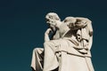 Statue of the ancient Greek philosopher Socrates Royalty Free Stock Photo