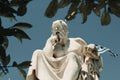 Statue of the ancient Greek philosopher Socrates Royalty Free Stock Photo