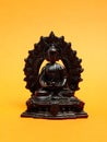 Statue of ancient meditating monk