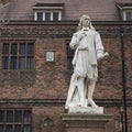 STATUE OF ANDREW MARVELL, MARKET PLACE, HULL Royalty Free Stock Photo