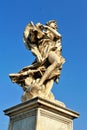 Statue of Angel at the Castel Sant`Angelo in Rome, Royalty Free Stock Photo
