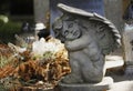 Statue of an angel on a grave Royalty Free Stock Photo