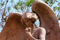 Angel statue at the cemetery