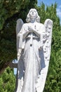 Statue of an angel in the S.anna cemetery in Trieste