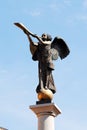 Statue of an angel at Uzupio, an district in Vilnius Royalty Free Stock Photo