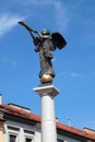 Statue of an angel at Uzupio, Vilnius, Lithuania. Royalty Free Stock Photo