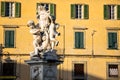 Statue of angels near the leaning tower of Pisa Royalty Free Stock Photo