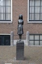 Statue Anne Frank At Amsterdam The Netherlands 6-3-2021