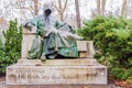 Statue of Anonymous, Vajdahunyad Castle, Budapest, Hungary