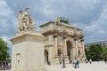 Statue by Antoine-FranÃÂ§ois GÃÂ©rard and Arc de Triomphe du Carrousel