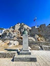 Statue of Antonios Kriezis, a captain of the Hellenic navy during the Greek War of Independence and a Prime Minister of Greece