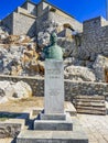 Statue of Antonios Kriezis, a captain of the Hellenic navy during the Greek War of Independence and a Prime Minister of Greece