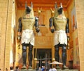 Statue of Anubis - The god of dead Royalty Free Stock Photo