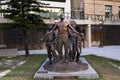 Statue in commemorating Aboriginal and Torres Strait military service.