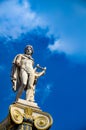 Statue of Apollo at the entrance of the Academy of Athens