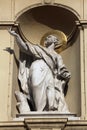 Statue of apostle, Church of Saint Peter in Vienna Royalty Free Stock Photo