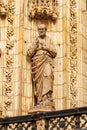 Statue of the apostle Saint Peter. Seville cathedral Royalty Free Stock Photo