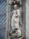 The statue of Archangel Michael from the Black Church in Brasov