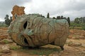 The statue in the archeological area of Agrigento Royalty Free Stock Photo
