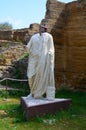 The statue in the archeological area of Agrigento Royalty Free Stock Photo