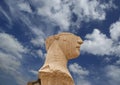 Statue in the archeological area of Agrigento, Sicily, Italy Royalty Free Stock Photo