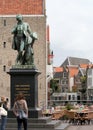 Statue of Arij Scheffers on the Scheffersplein